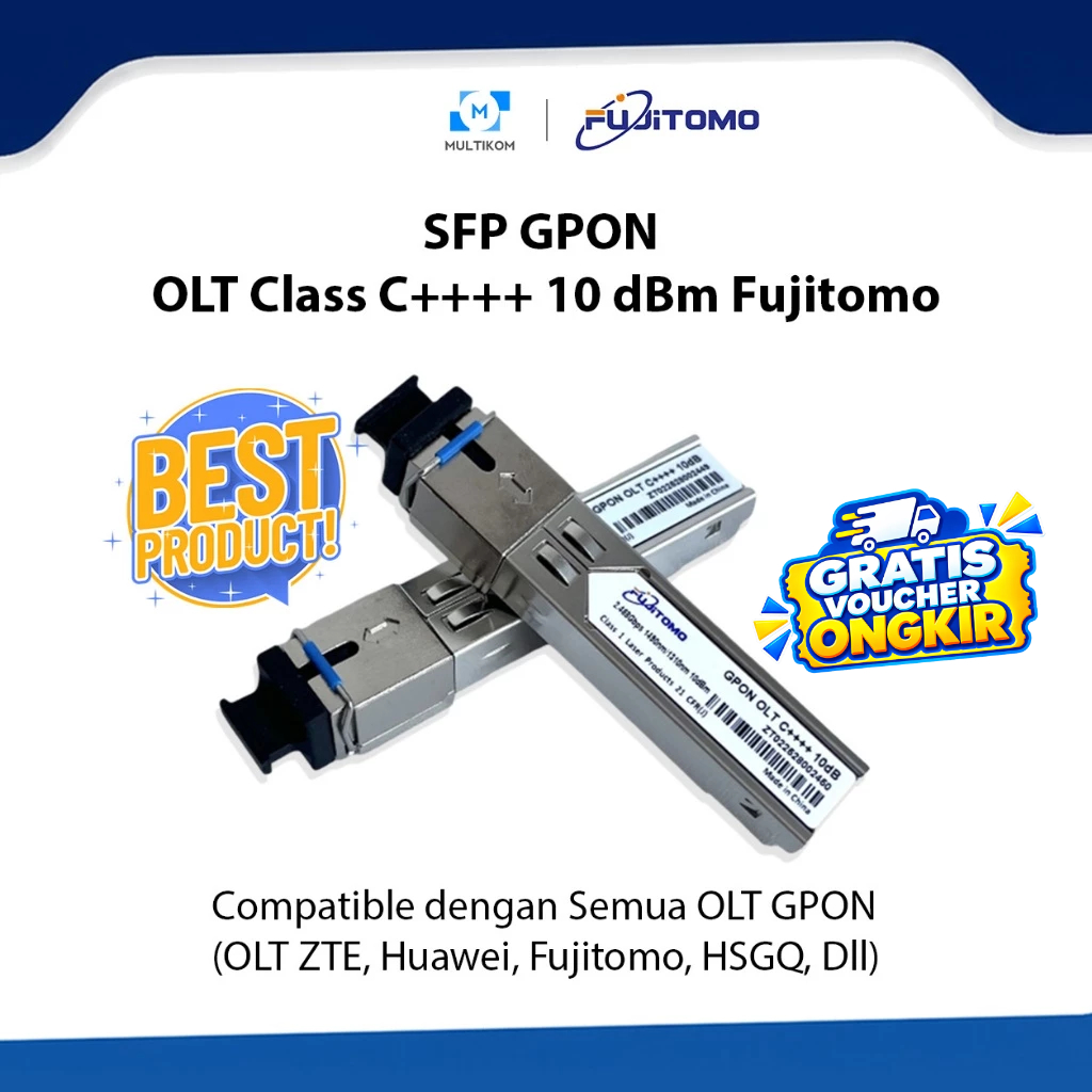SFP GPON OLT Class C++++ 10 dBm Fujitomo