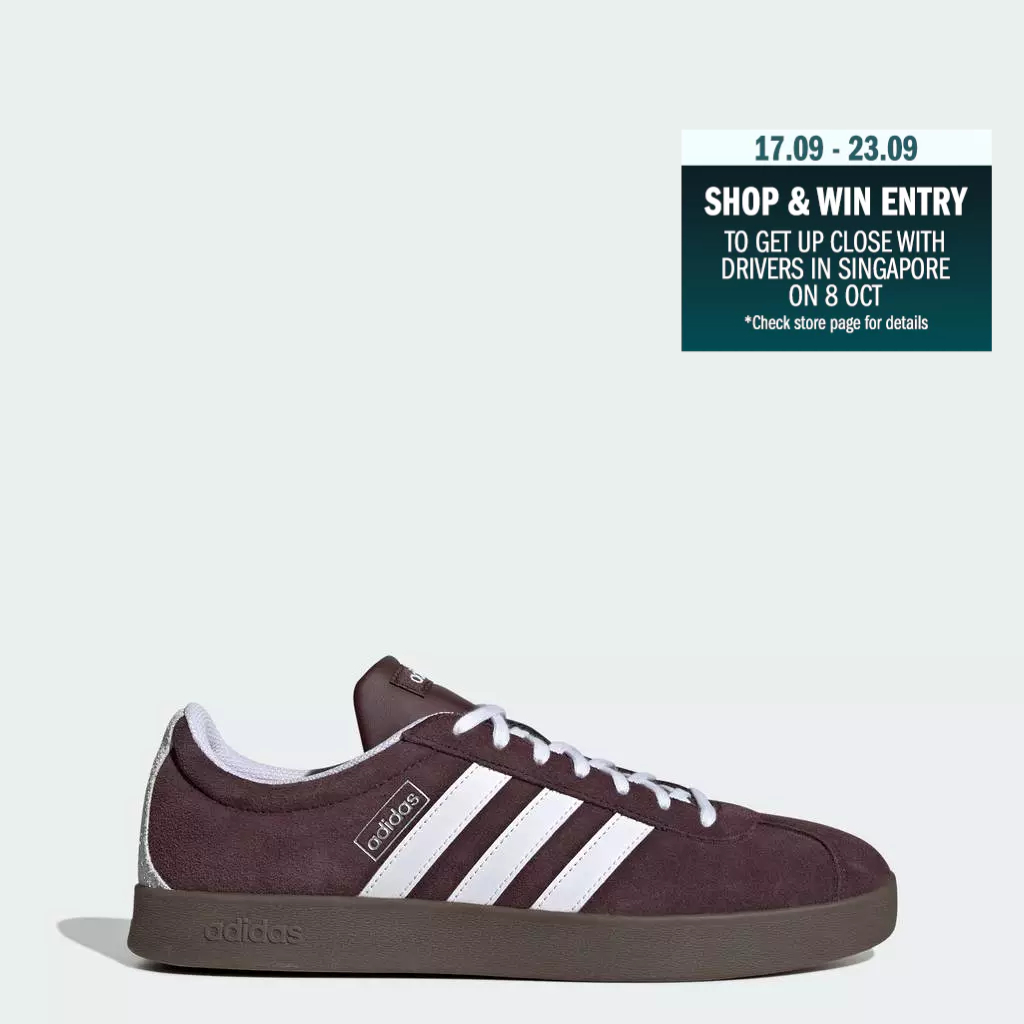 adidas Lifestyle VL Court 2.0 Shoes Men Brown JR8318