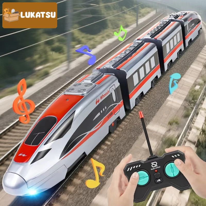 Mainan Kereta Api RC Whoosh Kereta Cepat Remote Control RC High Speed Train Mobil Remote Anak