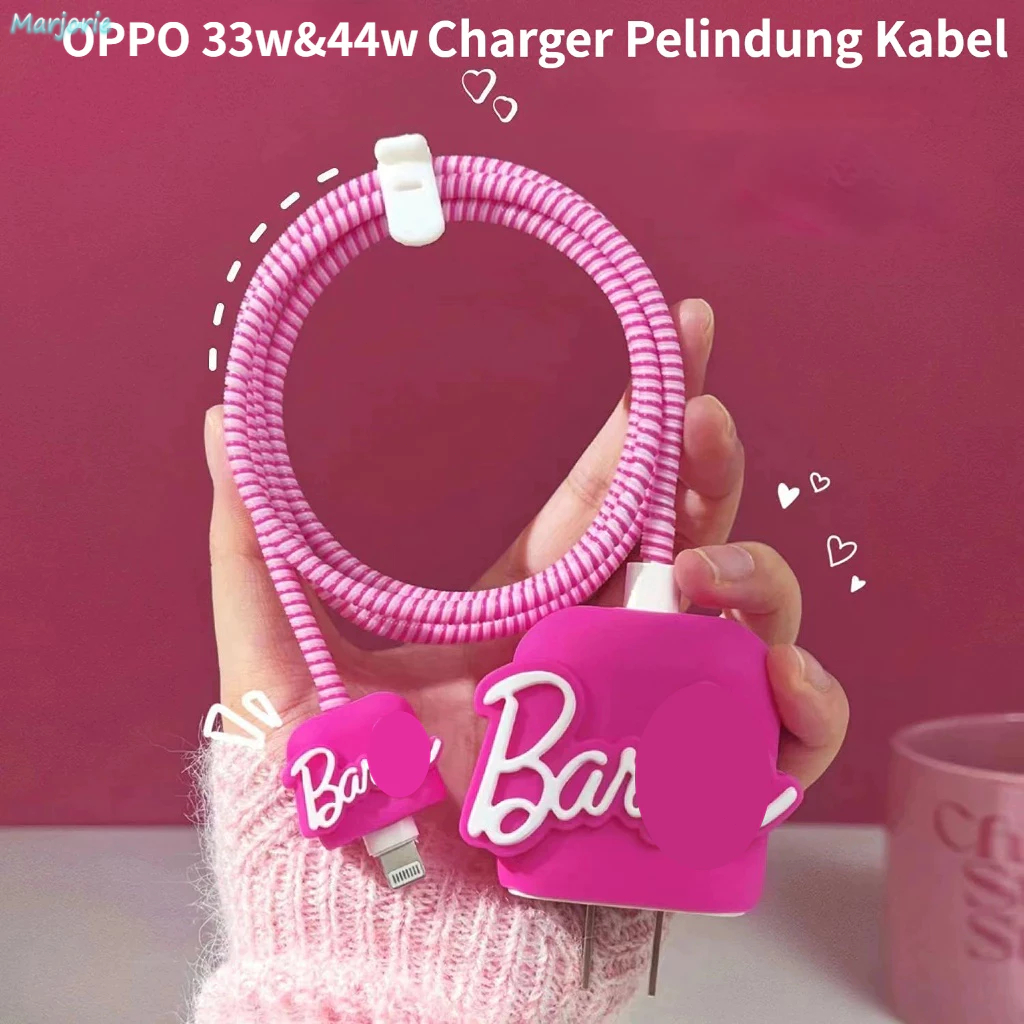 Oppo & Realme pelindung charger oppo 33w&44w  | Set 5 PCS lotso Paket Cover Pelindung Kabel & Kepala