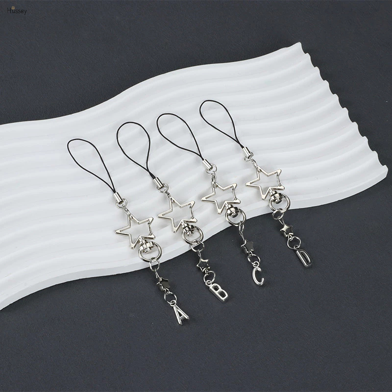 Strap Phone lucu Motif Bintang & Huruf Tali Gantungan HP -Hu