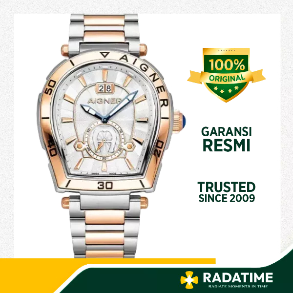 Jam Tangan Pria Aigner Trapani 100% Original -Rose Gold AGW.262005