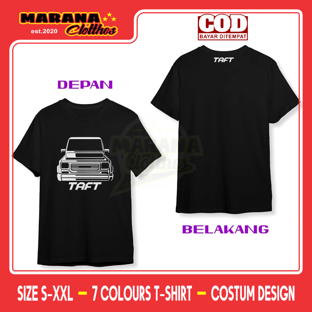 Kaos Mobil Daihatsu Taft GT Rocky Feroza DB Baju Otomotif