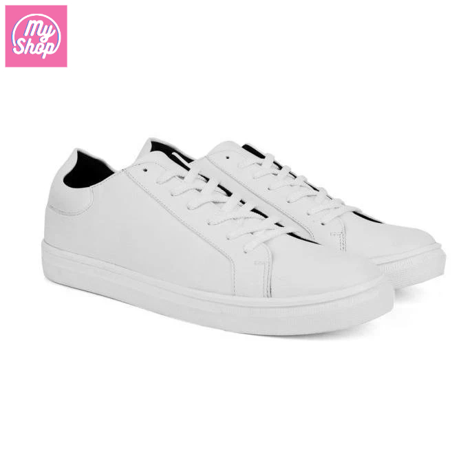 Sepatu Sneaker Pria Livehaf Opco All White Original