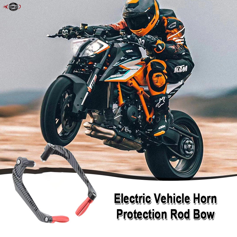 IOORUD Aksesori Modifikasi Sepeda Motor CNC Pelindung Tangan Rem Kendaraan Listrik Batang Busur Peli