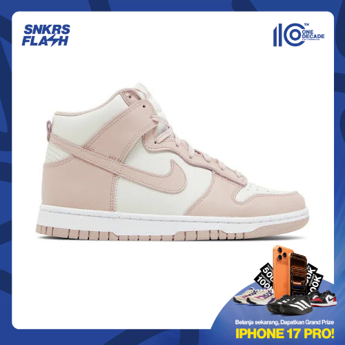 NIKE DUNK HIGH PINK OXFORD Sepatu Sneakers Wanita - DD1869003