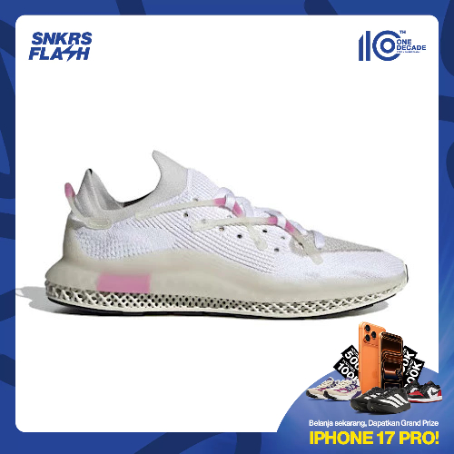 ADIDAS 4D Fusio Cream White Sepatu Lari Pria - H04508