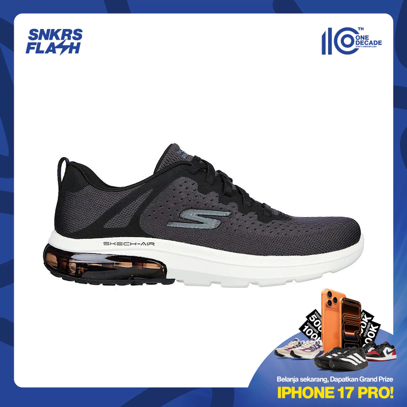 SKECHERS Go Walk Air 2 Black Sepatu Casual Wanita - 124362BKLB