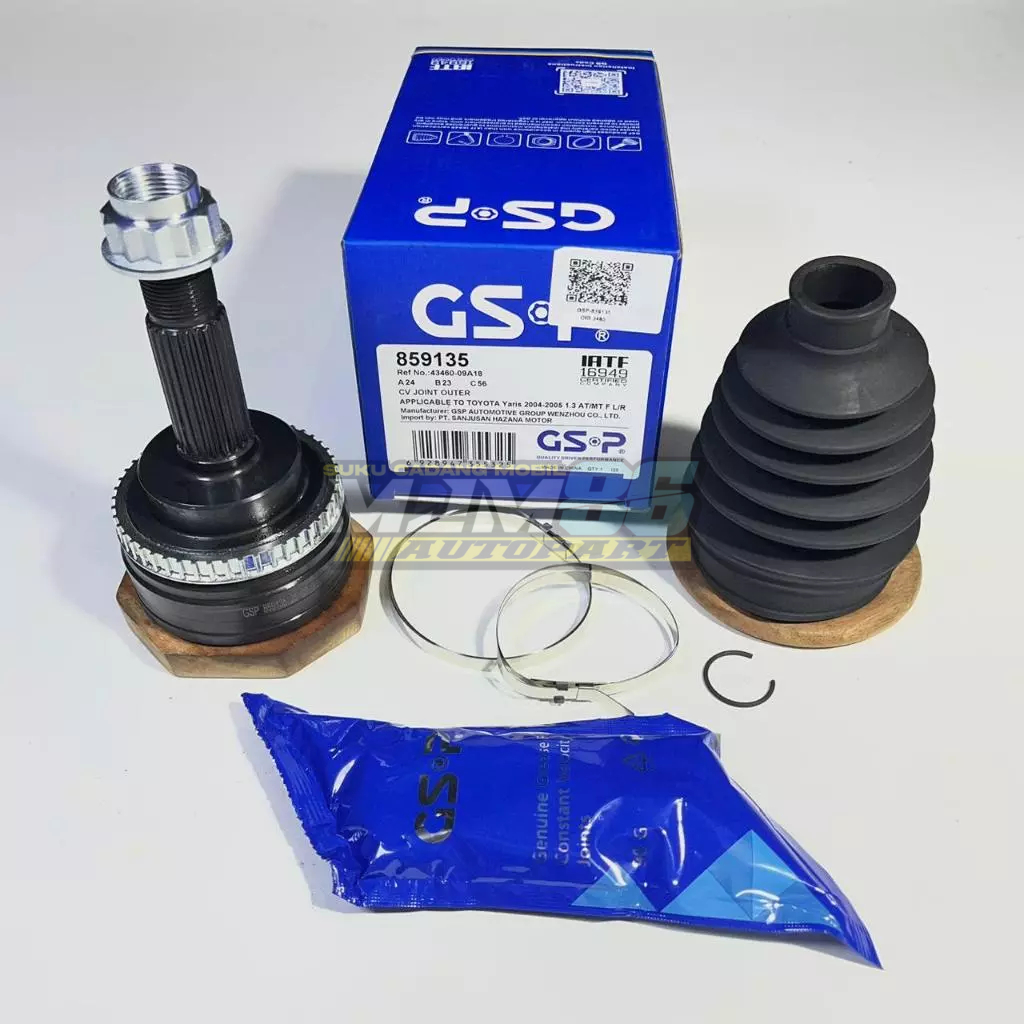 CV Joint Outer As Roda Luar Kanan / Kiri Toyota Vios Gen 1 2003-2007 Manual Matic GSP 859135