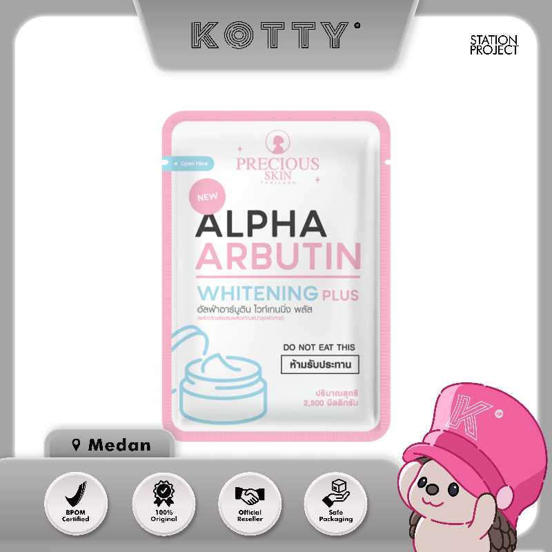 Kotty Kosmetik - Precious Skin Thailand Alpha Arbutin Whitening 3 Plus (Kapsul)