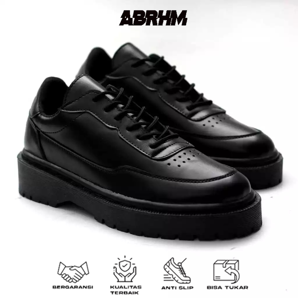ABRHM Sepatu Pria Oxford Formal Pantofel Hak Tinggi Pria Kerja