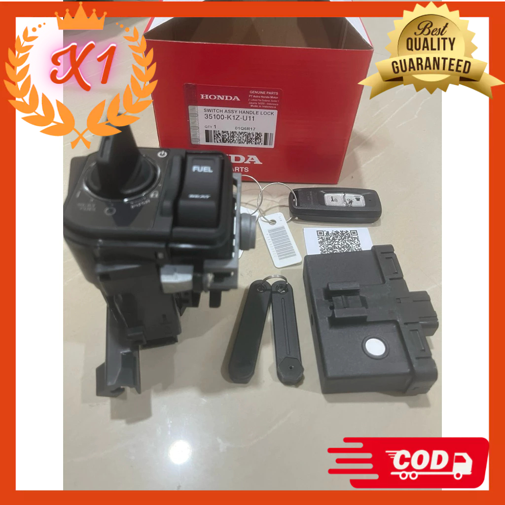kunci kontak keyless pcx 160 set komplit