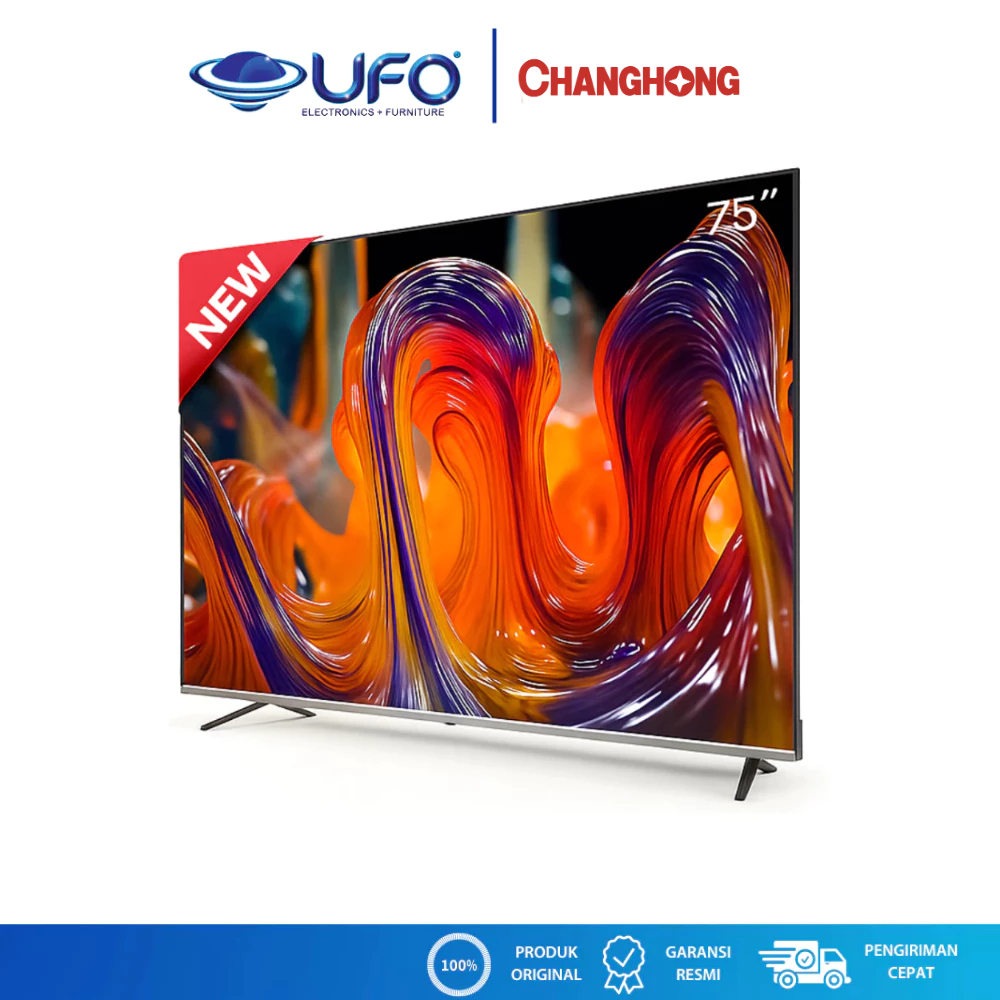 Changhong 75 Inch Smart Google QLED TV 4K UHD U75QM10