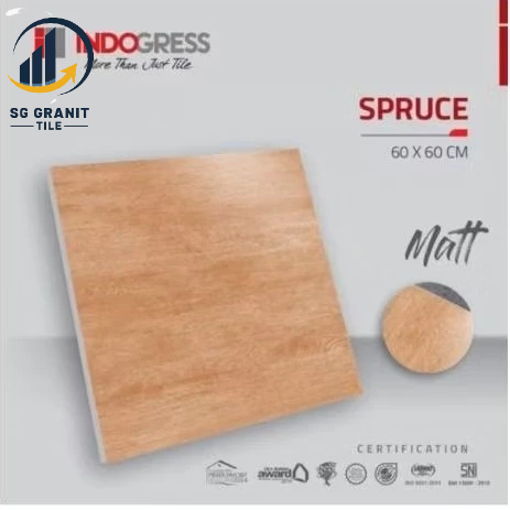 Granit lantai motif kayu Matt sprush 60x60