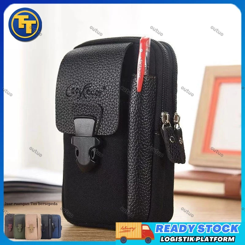 Dompet Pria Tas Bersepeda Luar/Tas Hp Pria Pinggang/Dompet Hp/Dompet Hp Pinggan/Tas Dompet Pria/Tas 