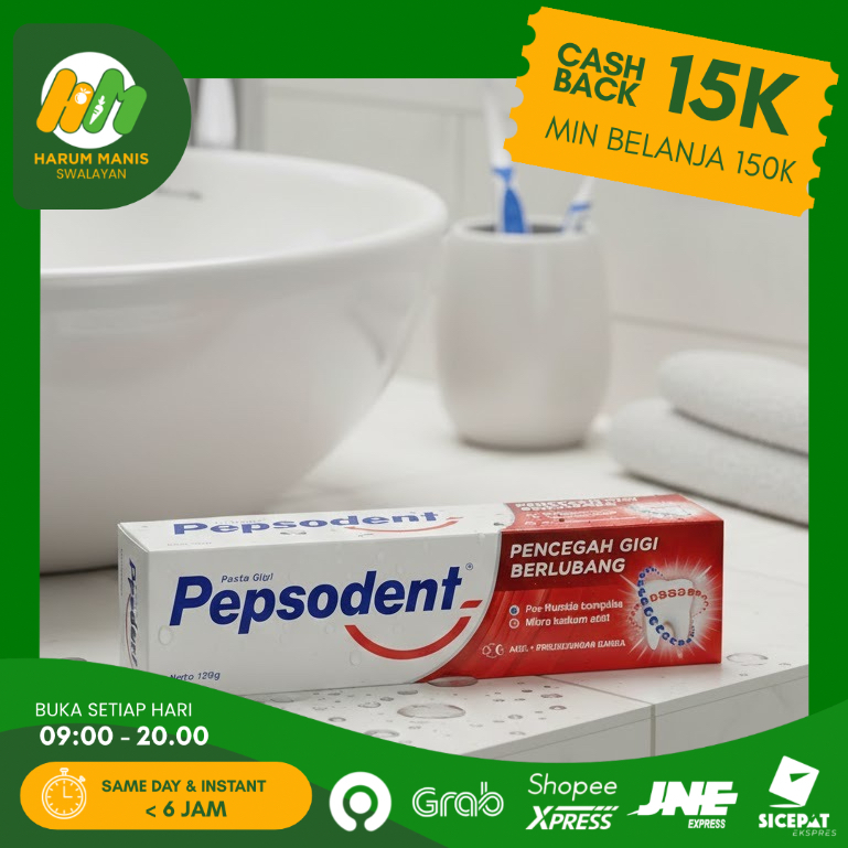 PEPSODENT / PASTA GIGI PEPSODENT / PEPSODENT WHITE 25GR / PEPSODENT 72GR / PEPSODENT 120GR / PEPSODE