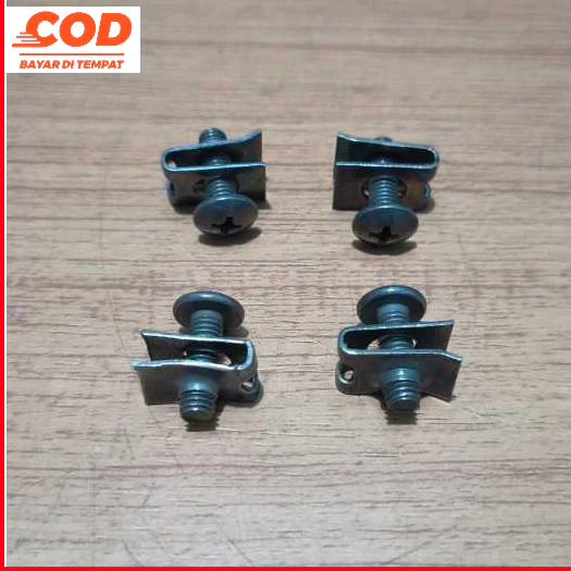 Paket Isi 4 - Baut Klip Batok Kharisma Klip Bodi Honda Karisma