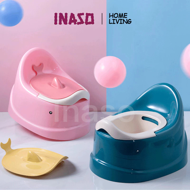 INASO Baby Potty Training Pispot Anak Pispot BAB Dudukan Toilet Portable Pispot HSB716