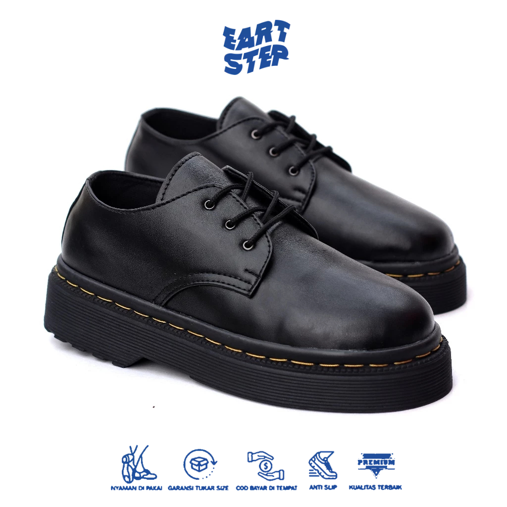 Sepatu Formal Docmart Oxford Wanita Sole Tinggi