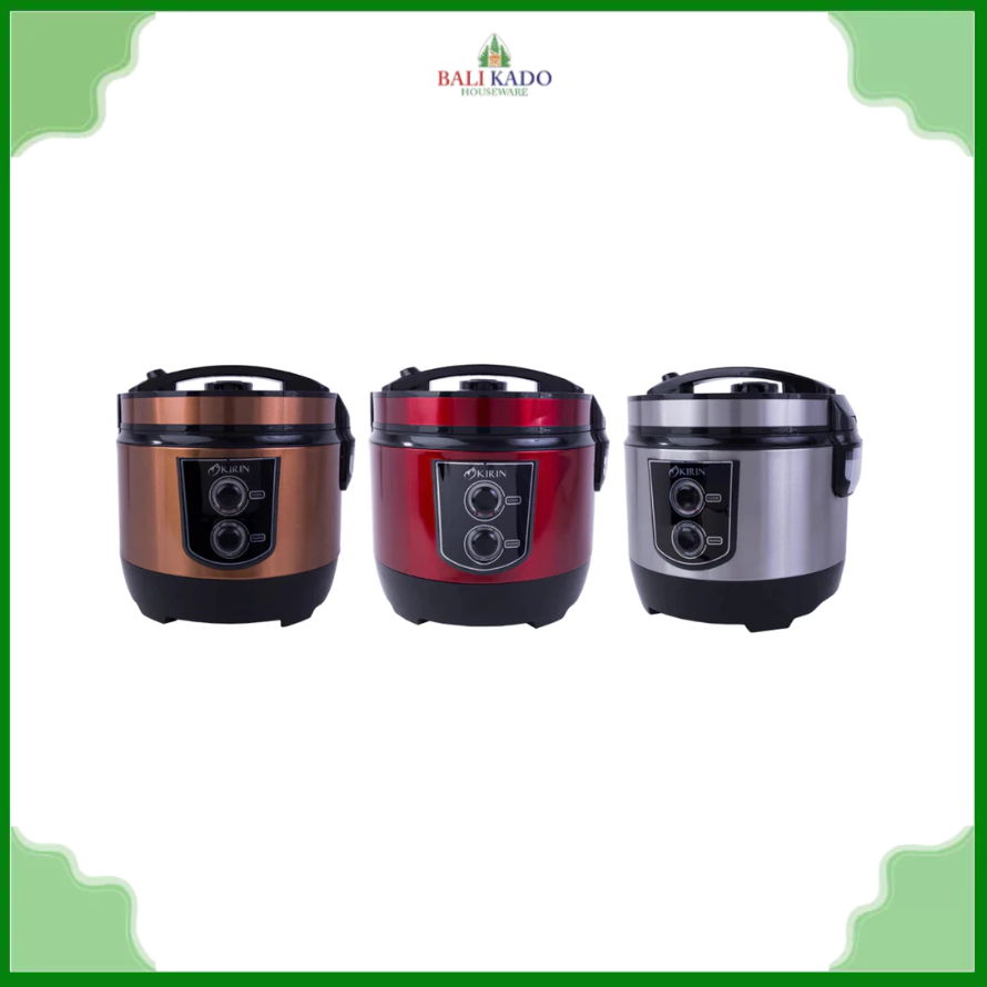 Kirin Rice Cooker 2 Liter KRC-390 / Magic Com 3in1 2L Kirin KRC 390 - Garansi 1 Tahun