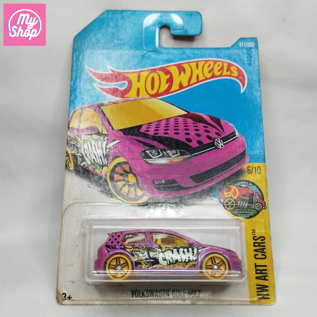 Hot Wheels Volkswagen MK7 Purple