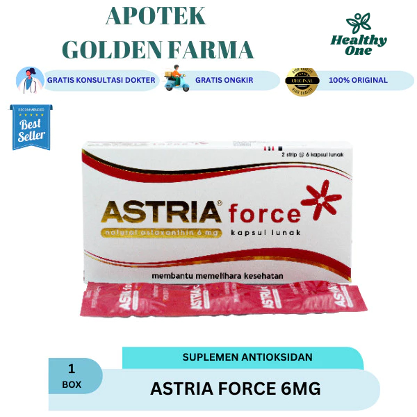 ASTRIA FORCE ASTAXANTHIN 6MG