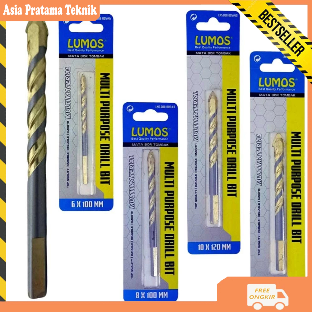 Mata Bor Tombak Multi Fungsi / Mata Bor Segitiga / Multi Purpose Drill Bit