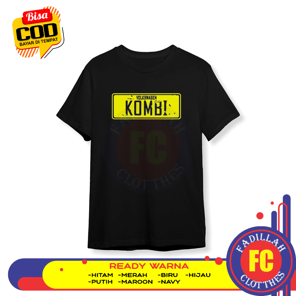 Baju Kaos Mobil Volkswagen VW Kombi Baju Otomotif