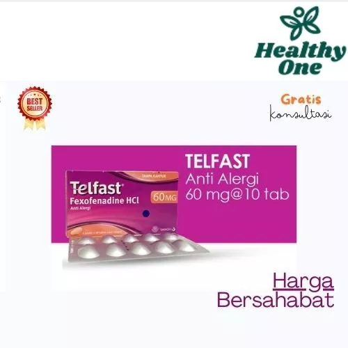 Telfast 60 mg 10 Tablet/ Obat Flu Dan Alergi