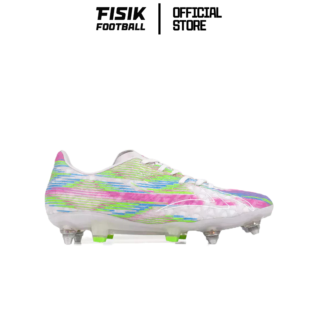 SPECS SEPATU SEPAK BOLA ACCELERATOR LIGHTSPEED 4 NITRO ELITE SG WHITE SAND/GREEN GECKO SPE1010138