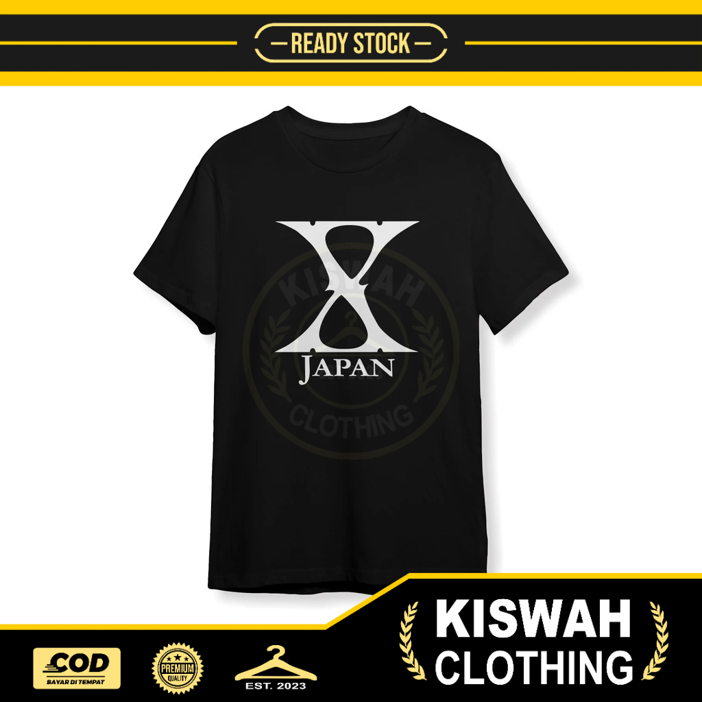 Kaos Tshirt Band X Japan Logo Baju Musik