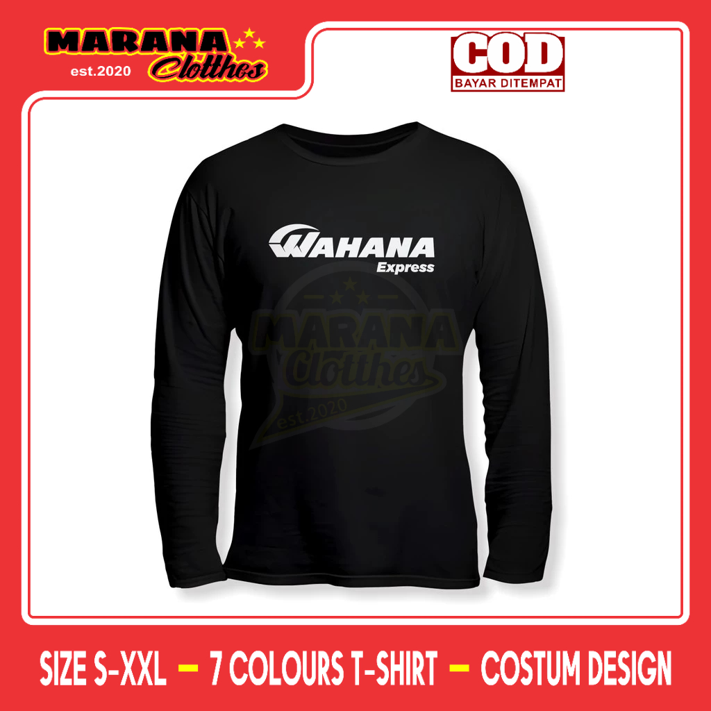 Kaos Wahana Express Lengan Panjang Baju Perusahaan