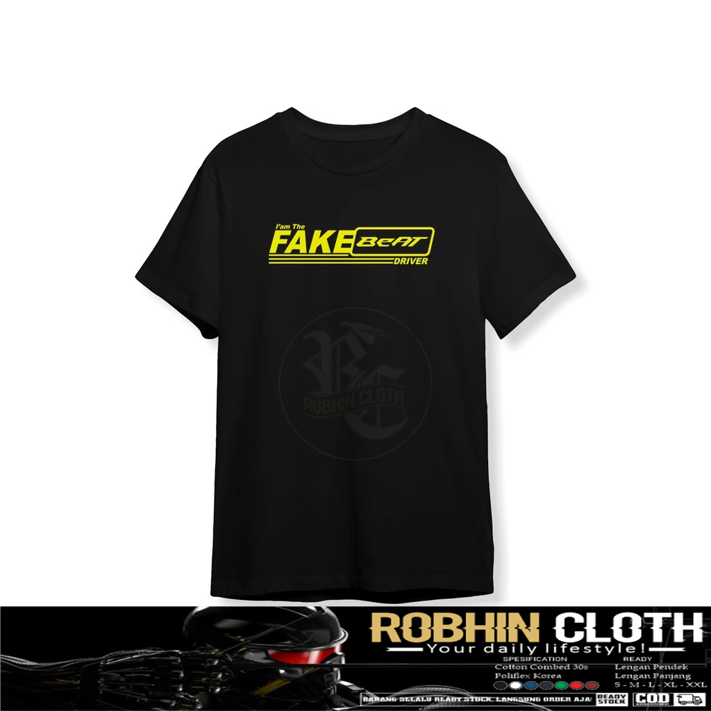 Kaos Baju Motor Fake Honda Beat Baju Otomotif