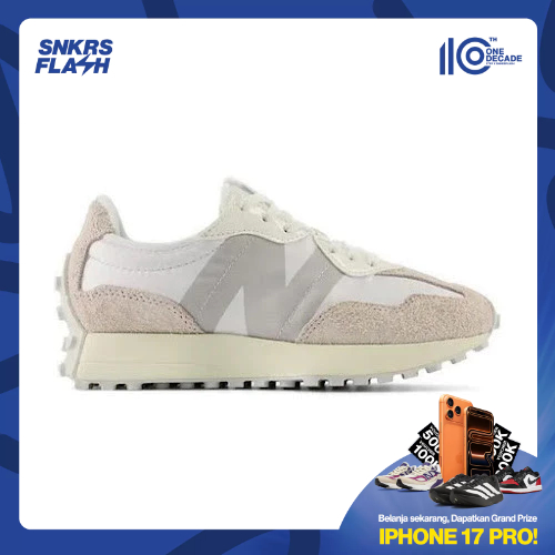 NEW BALANCE 327 WHITE MOONBEAM Sepatu Sneakers Wanita - WS327SFD