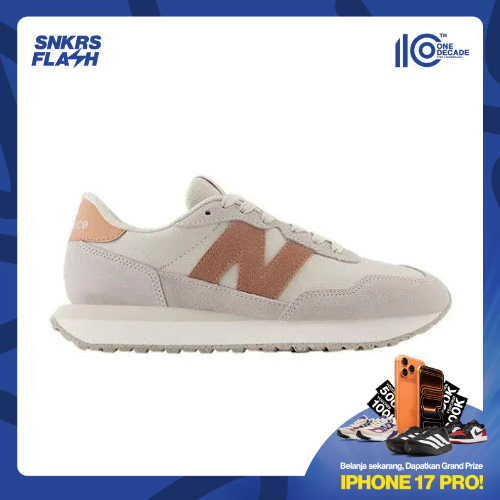 NEW BALANCE 237 BEIGE Sepatu Sneakers Wanita - WS237SSP - Size 39