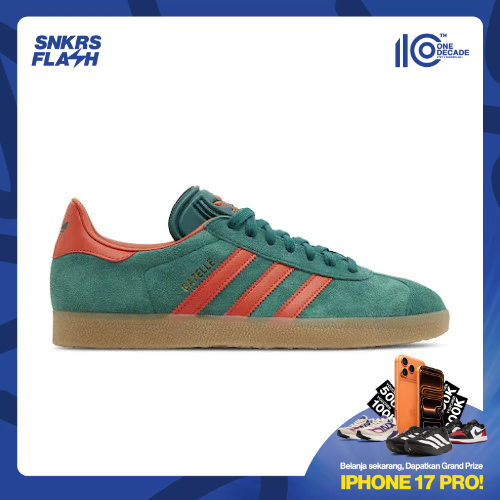 ADIDAS Gazelle Collegiate Green Sepatu Sneakers Unisex - IG6200