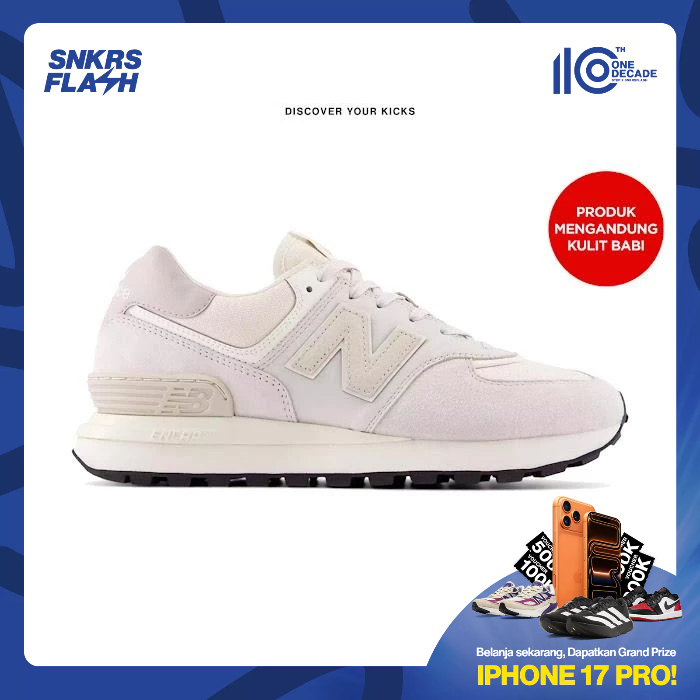 NEW BALANCE 574 Legacy White Grey Sepatu Sneakers Pria - U574LGWD