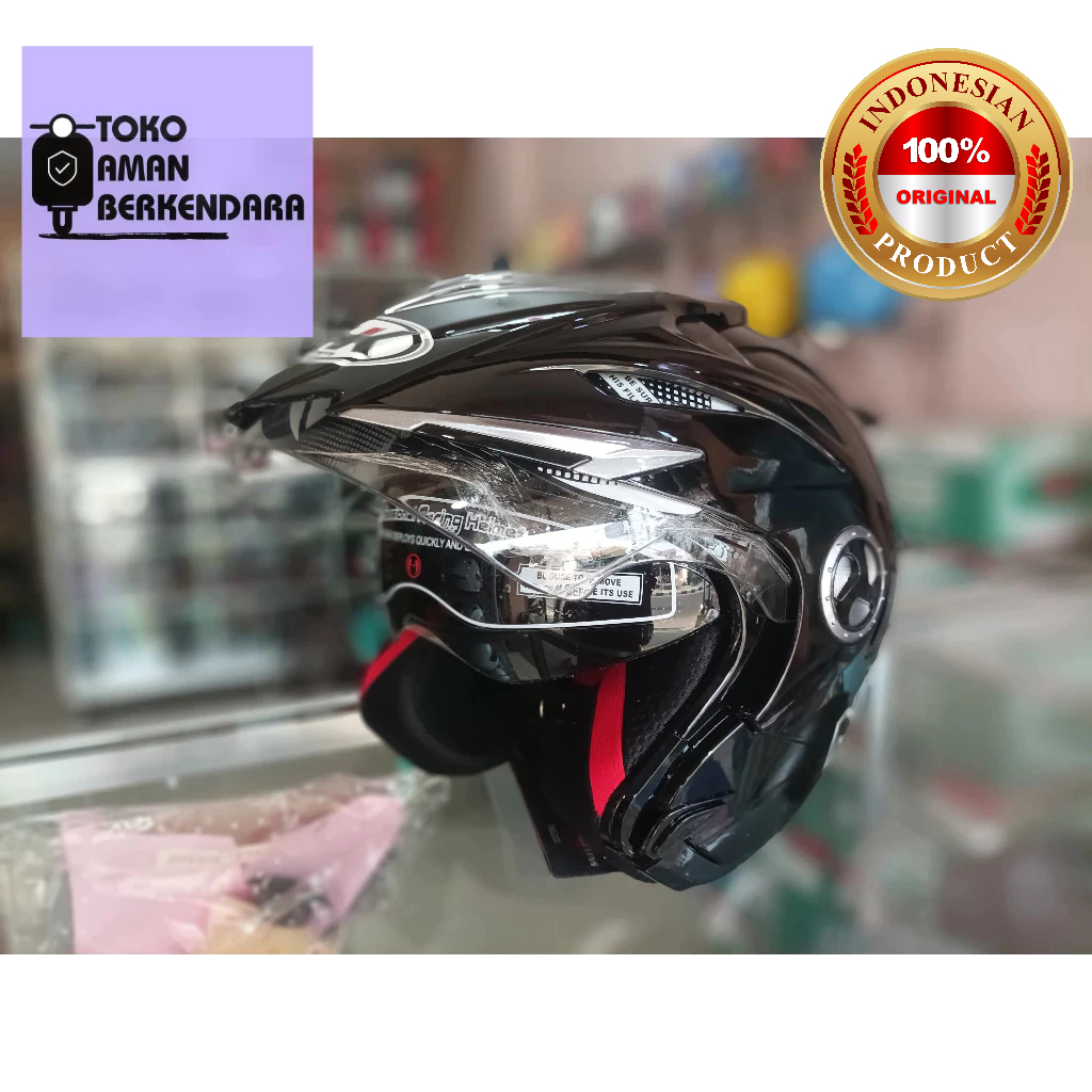 Helm NHK AVIATOR original 100% I NHK Topi I NHK Double visor