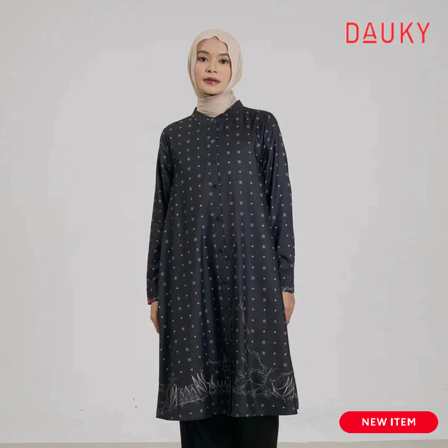 Dauky Baju Atasan Wanita L Tunic Wanderer Motif