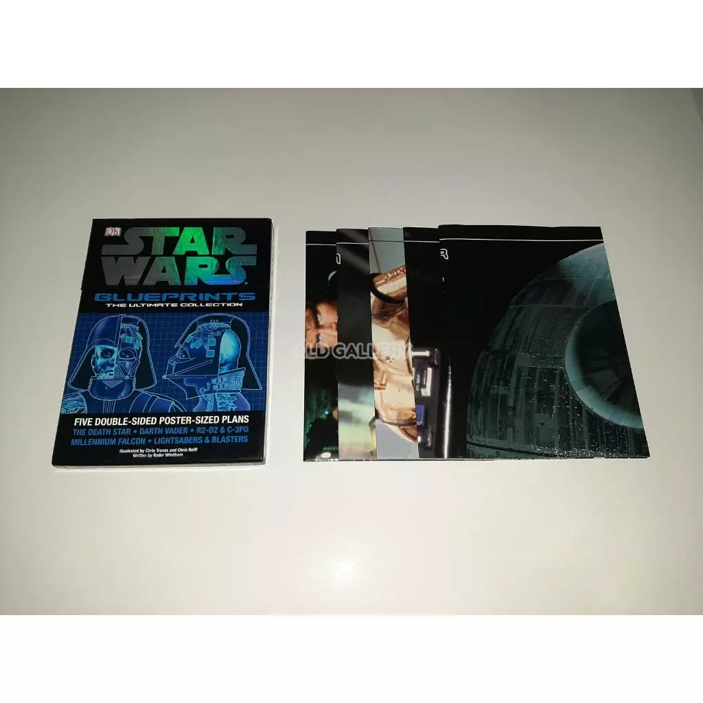 Buku Poster Star Wars "STAR WARS BLUEPRINTS : THE ULTIMATE COLLECTION : FIVE DOUBLE-SIDED POSTER-SIZ