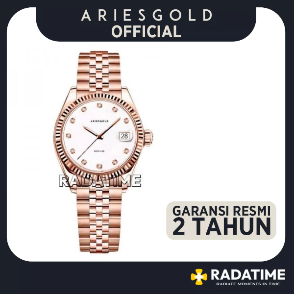 Jam Tangan Wanita Aries Gold B-1069R-RG-MP Heritage Free Bezel 100% Original