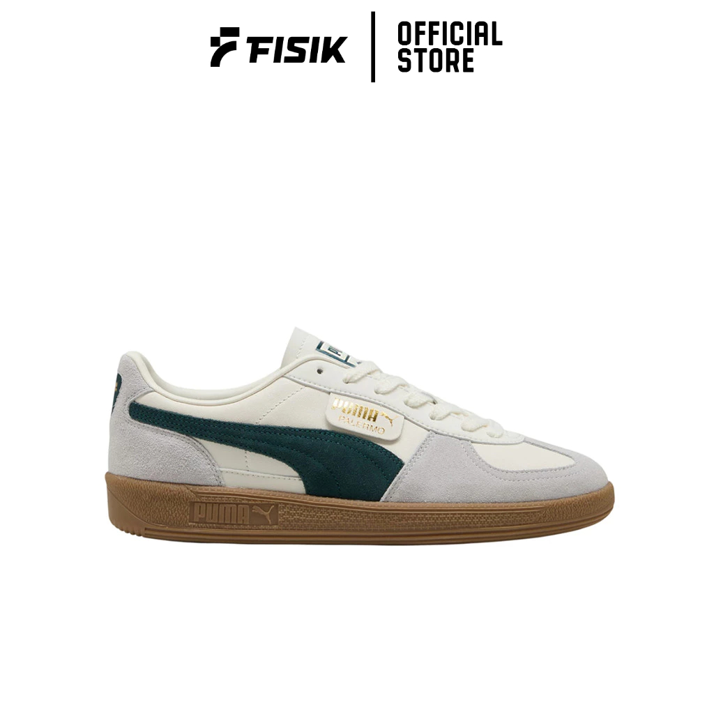 PUMA PALERMO LTH-WARM WHITE-GREEN TERRAIN PUM39646422