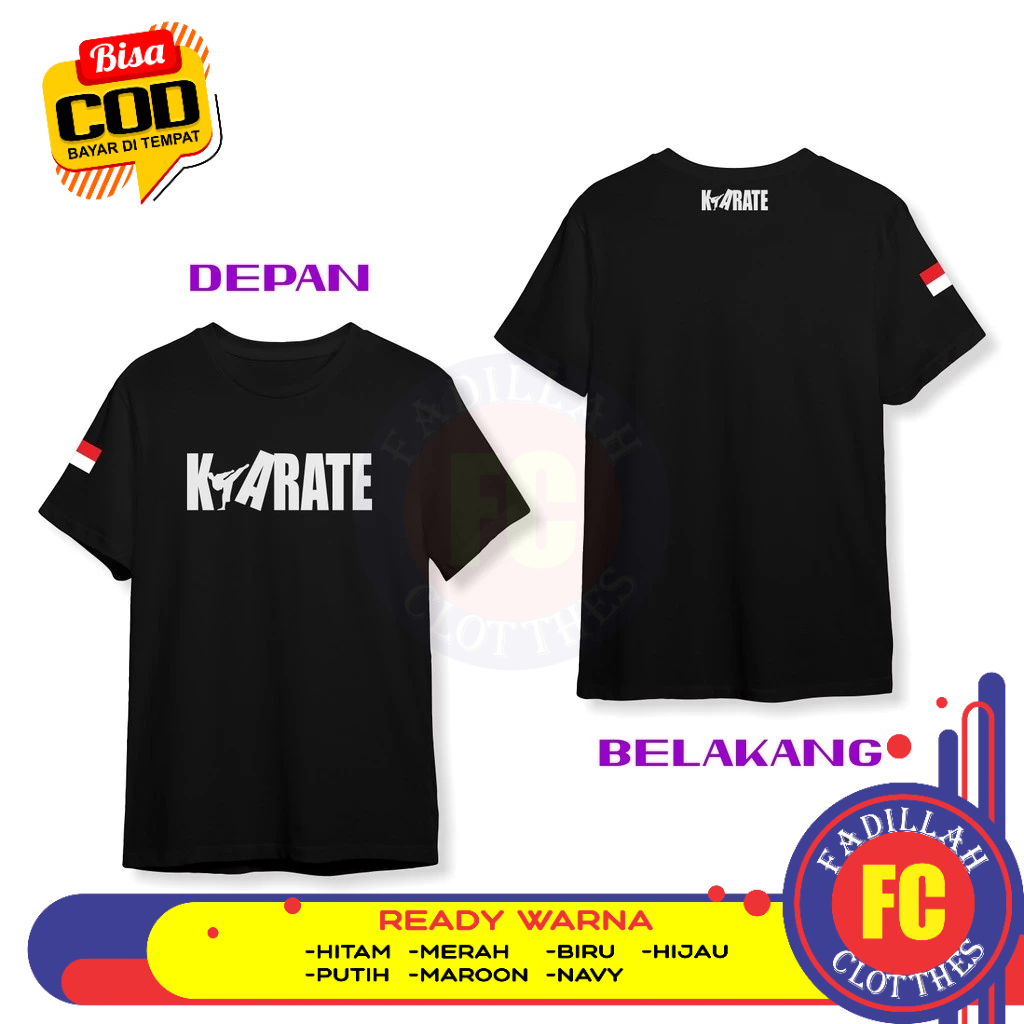 Baju Kaos Karate Fighter DB Baju Sport