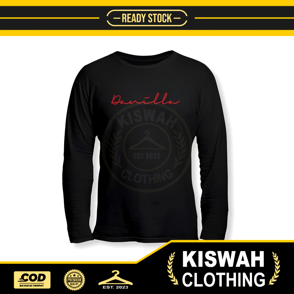 Kaos Tshirt Band Danilla Riyadi Lengan Panjang Baju Musik