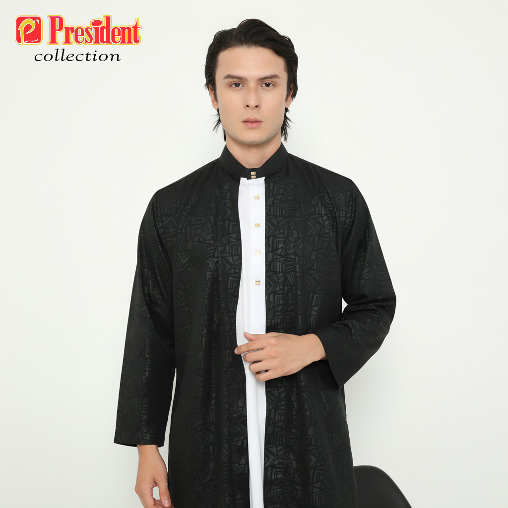 PRESIDENT – GAMIS SULTAN AKBAR Jubah Pria Premium Kain Adem Gamis Pria Original Slimfit