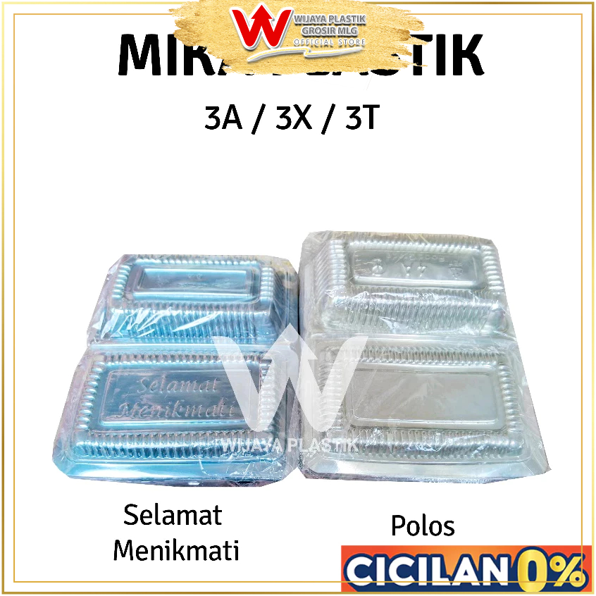 [PROMO] Mika Kue ( 3 A/L/K/T/X ) --- 100 pcs @Pack | 3 K3 3K 3A 3T 3X selamat menikmati polos lux ag