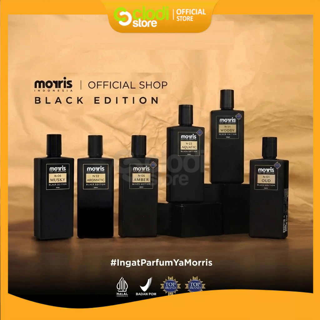 Morris Eau De Parfum Black Edition 100ml Parfum Pria Morris Parfum Pria