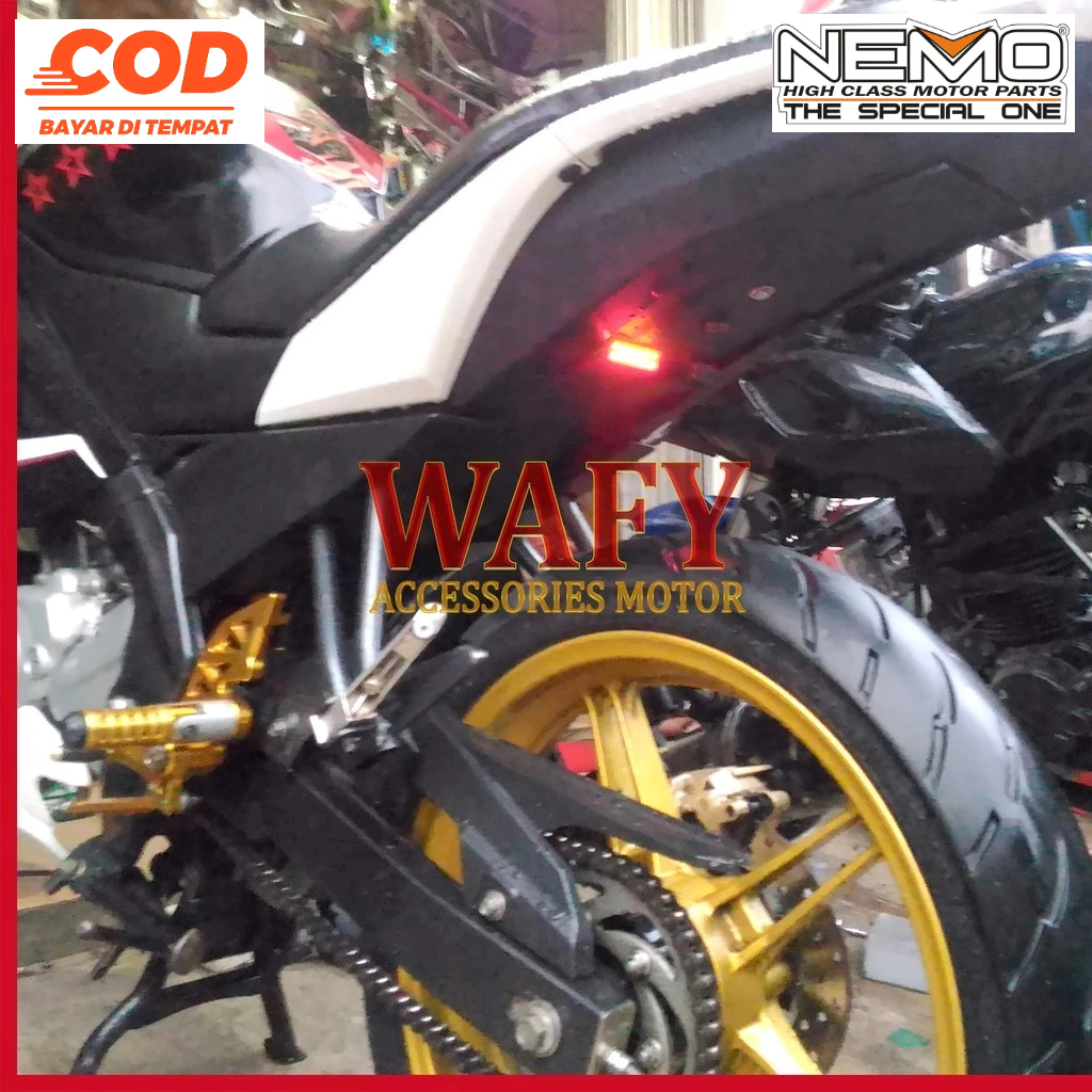 Undertail Nemo Set New Vixion + Flasher Sein Led 2013-2016 Nva Nvl