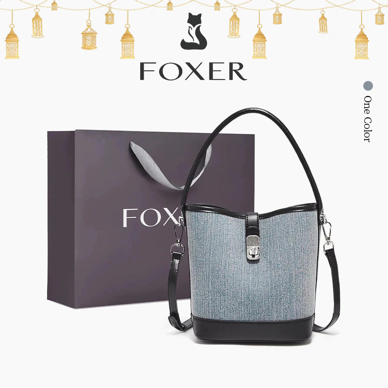 FOXER Tas Tangan Wanita Yang Elegan Tas Kurir Mewah Yang Simpel Tas Wanita Kasual Dan Modis