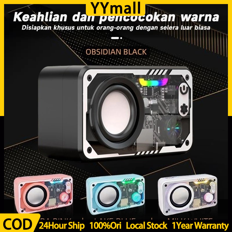 Speaker Bluetooth Cyberpunk Bluetooth Speaker Double Subwoofer Music Speaker Salon Bluetooth bt Spea